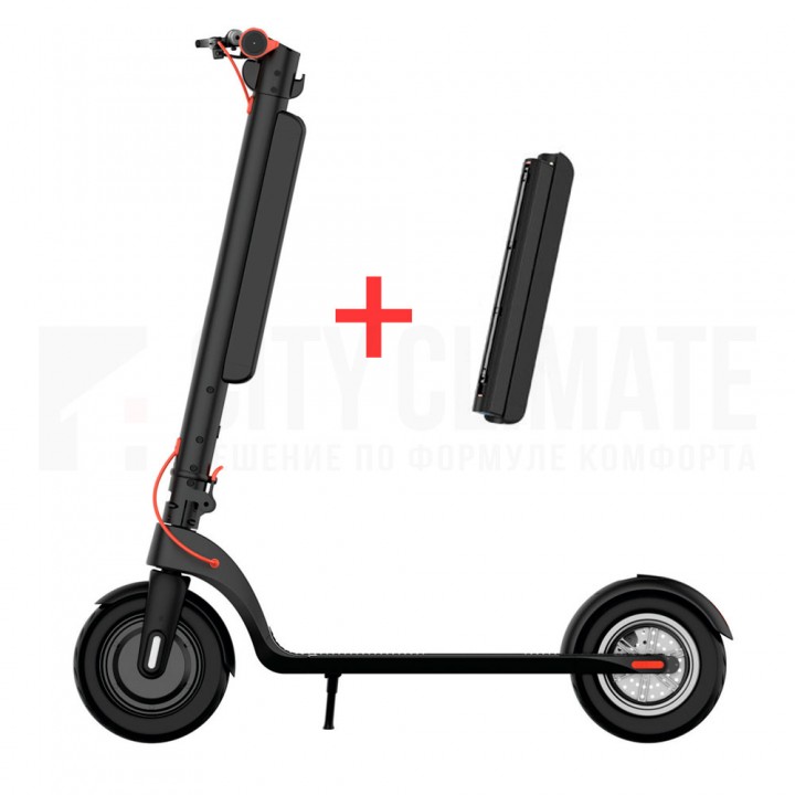 Электросамокат HX E-scooter X8 10" 10Ah + 10Ah