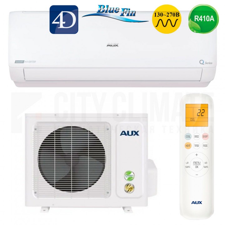 Сплит-система AUX Air Conditioner серии Q Light Inverter ASW-H12A4/QH-R1DI / AS-H12A4/QH-R1DI