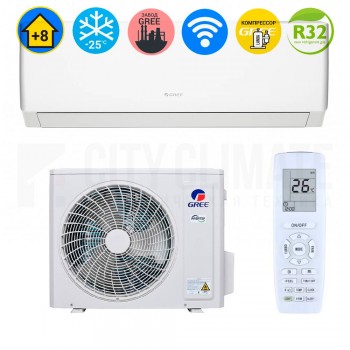 Сплит-система Gree Pular Inverter R32 Arctic White GWH24AGEXF-K6DNA4A