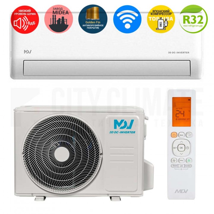 Сплит-система MDV iERA Inverter R32 MDSAJ-07HRFN8 / MDOAJ-07HFN8
